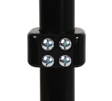 B-Tech Doppelte Zubehör-Kragen-Schelle – 84×68×51 mm – Schwarz