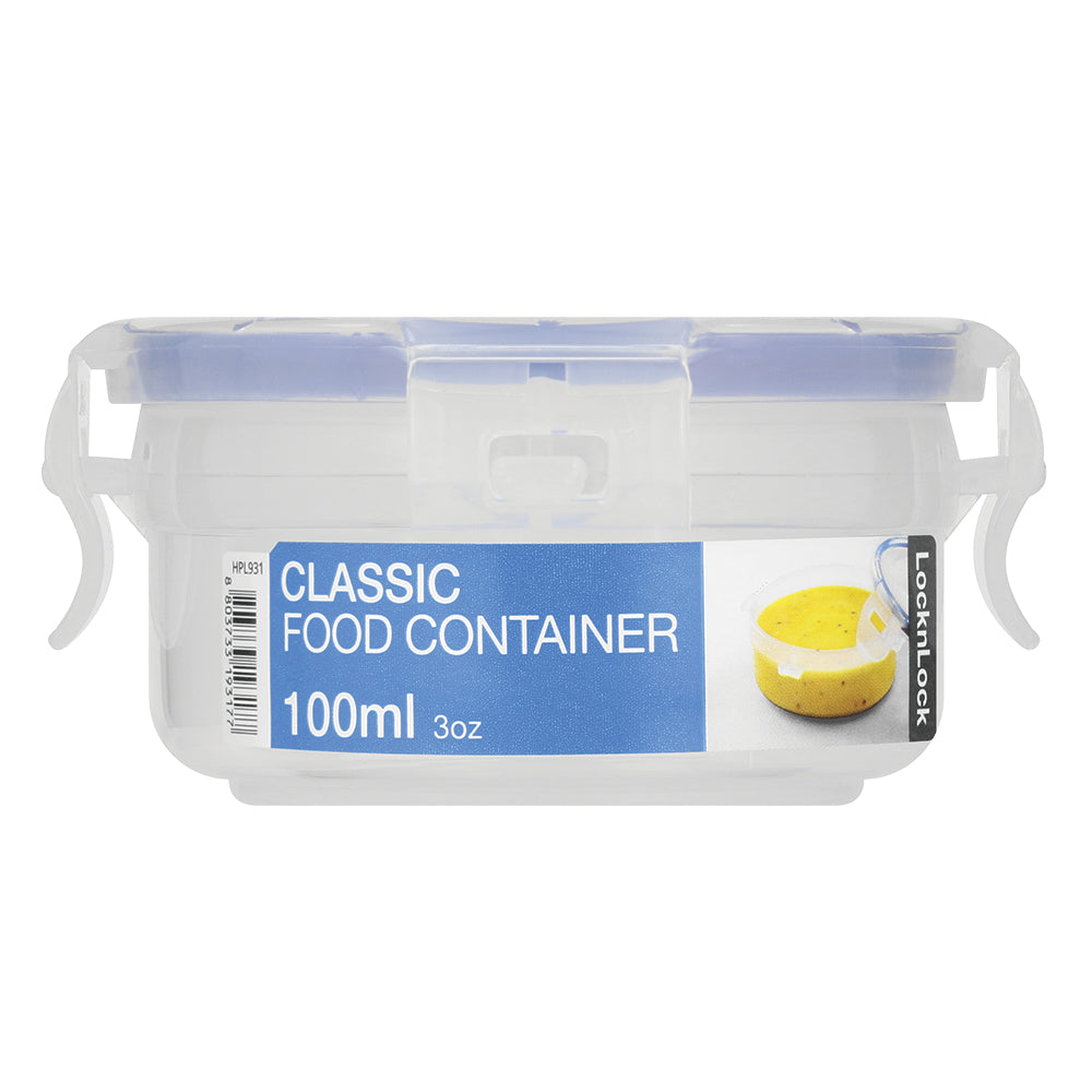 Lock & Lock HPL815 – Vorratsdose 100 ml, Ø 8,9 × 4,3 cm, Polypropylen (PP), Transparent