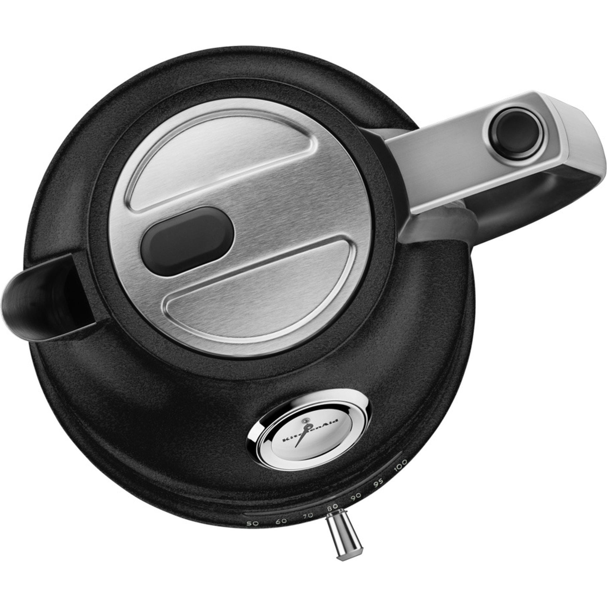KitchenAid Artisan Wasserkocher – 1,5 l, mit Temperaturwahl, Aluminium/Edelstahl, Schwarz, 5KEK1522EBK