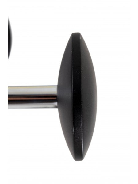 Alba Garderobenständer – mit Schirmhalter – Stahl – Silber/Schwarz – 1'750 mm
