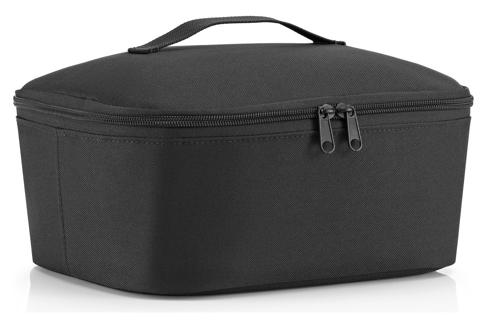 Reisenthel Kühltasche Coolerbag M Pocket – Reissverschluss, Griff – 4,5 l – Schwarz – Polyester – 1 Stk.