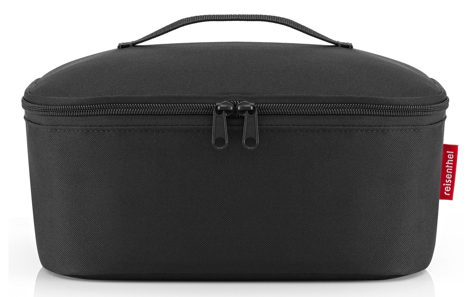 Reisenthel Kühltasche Coolerbag M Pocket – Reissverschluss, Griff – 4,5 l – Schwarz – Polyester – 1 Stk.