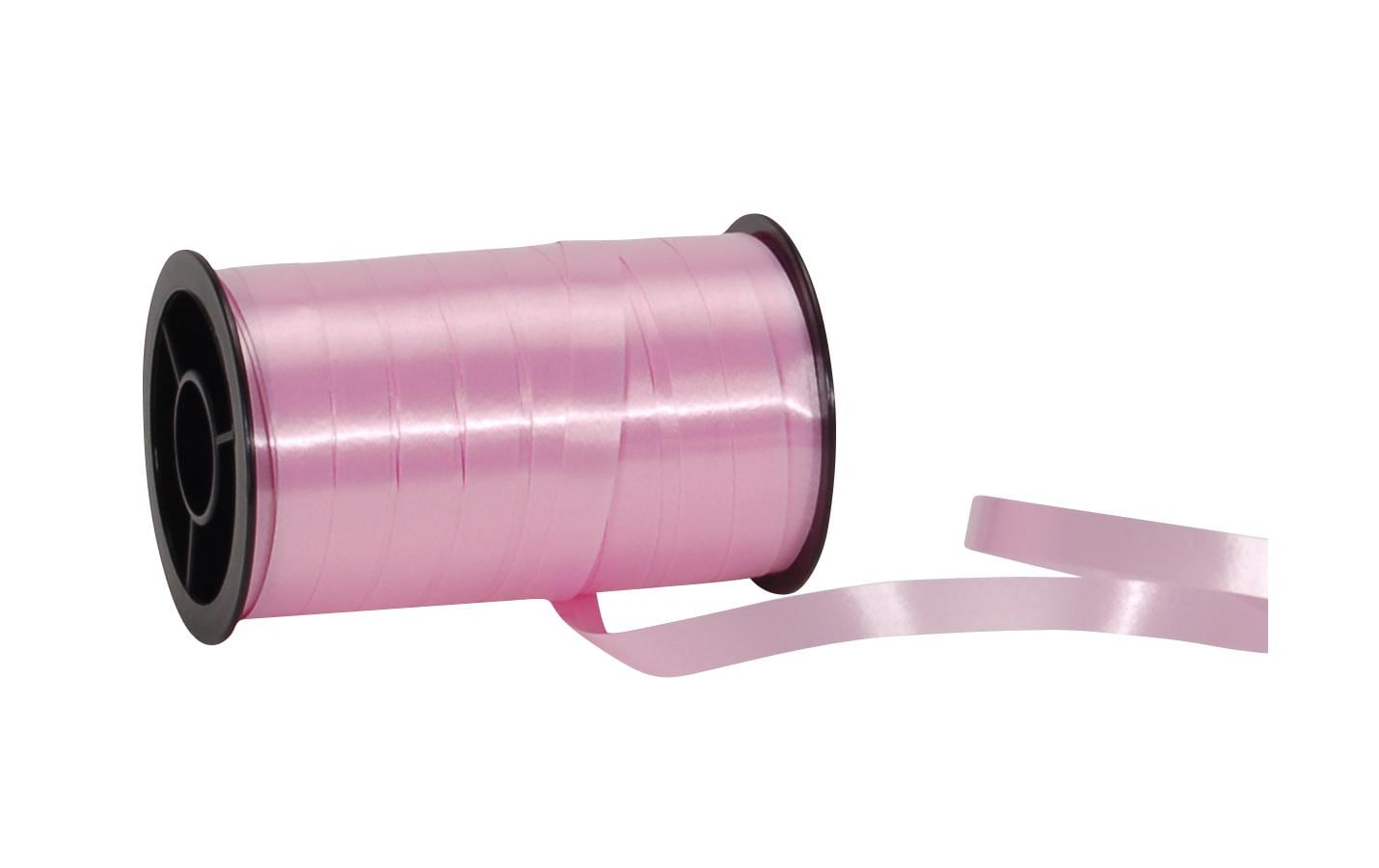 Spyk Geschenkband Poly glatt rosa – 7 mm × 20 m