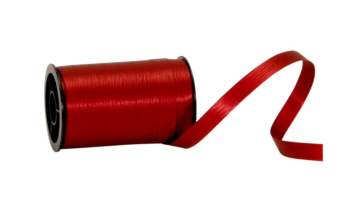 Spyk Geschenkband Poly matt Bordeaux – 10 mm × 20 m