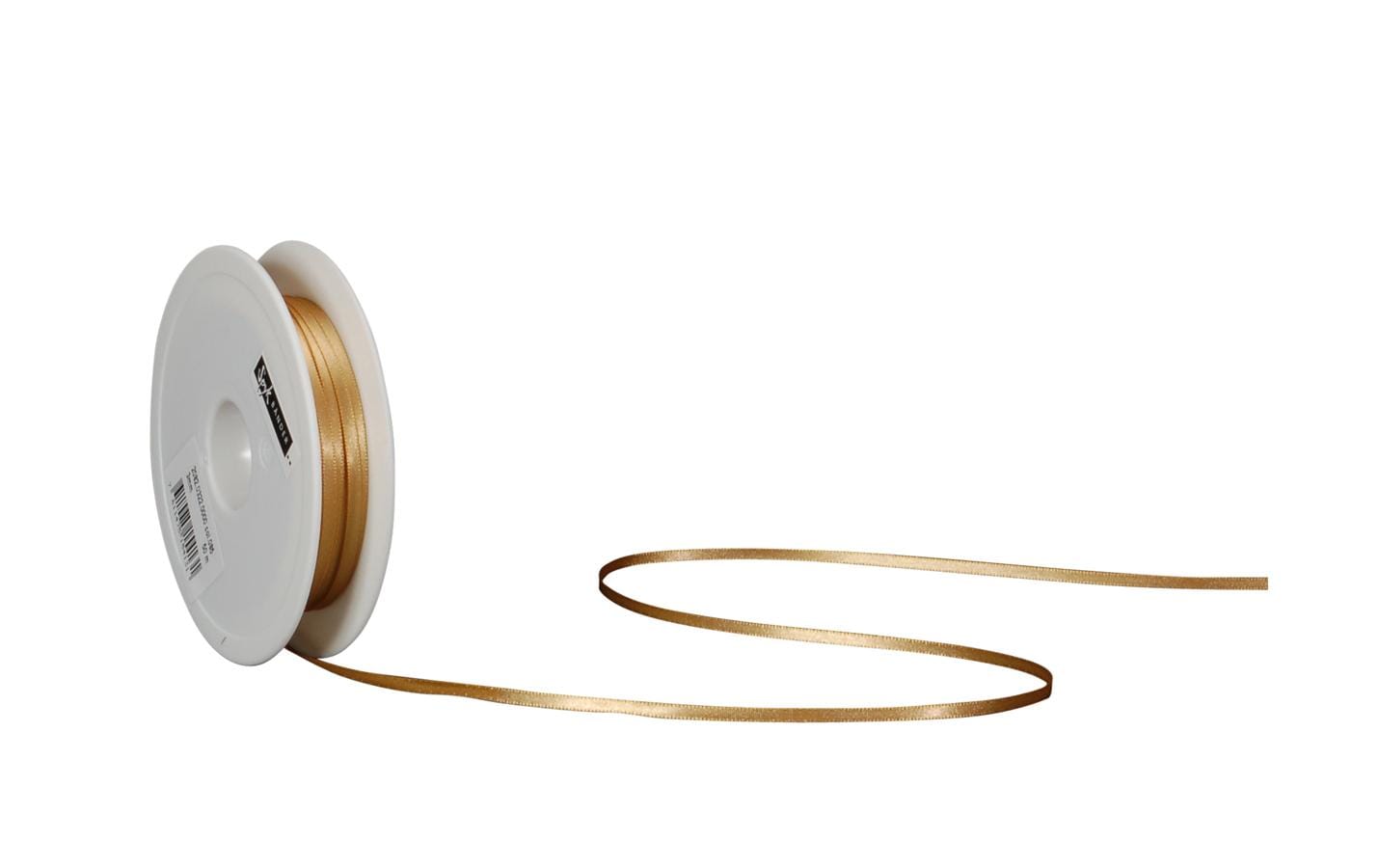 Spyk Geschenkband Satin Gold – 3 mm × 50 m – 1 Stk.