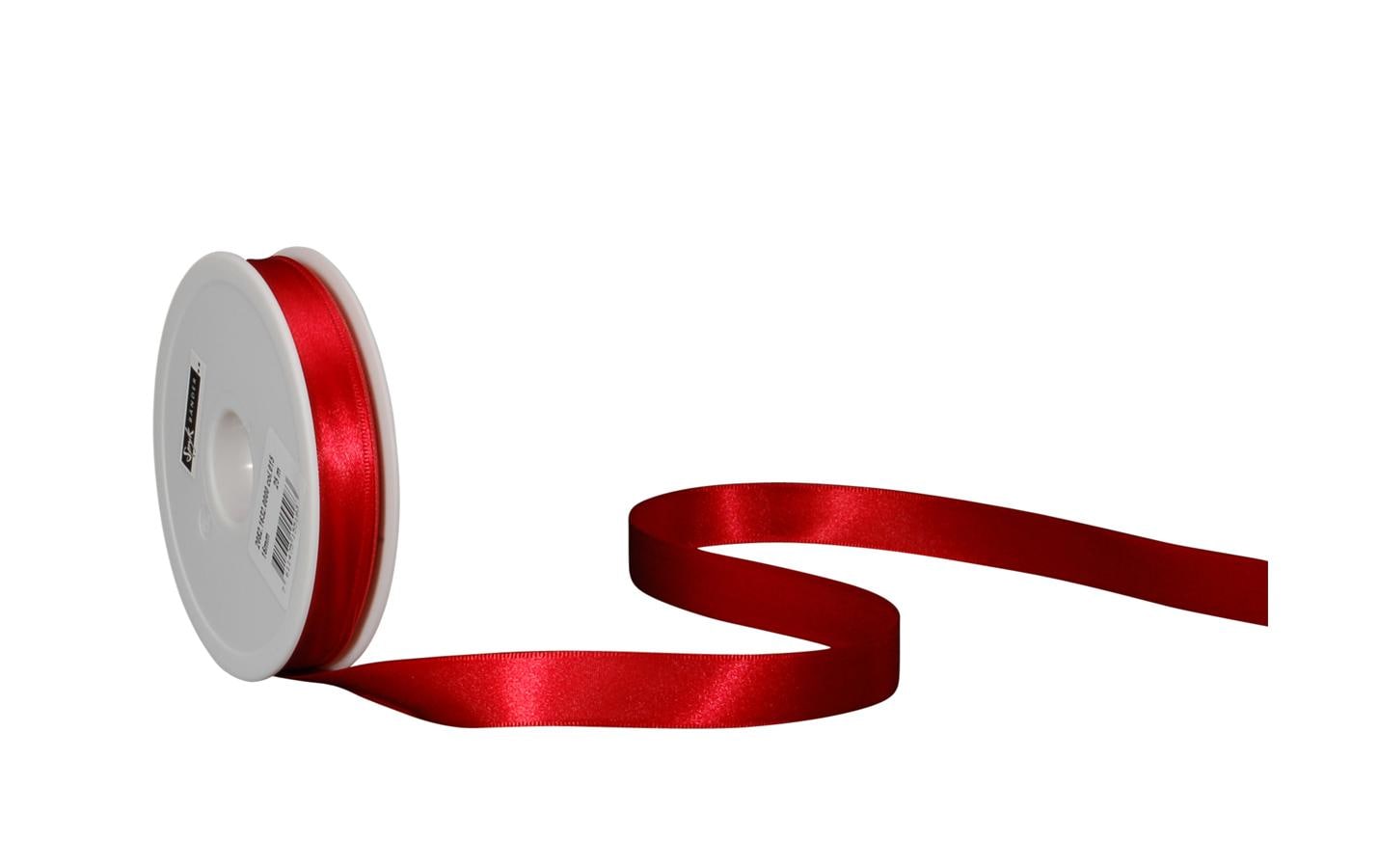 Spyk Geschenkband Satin Rot – 16 mm × 25 m