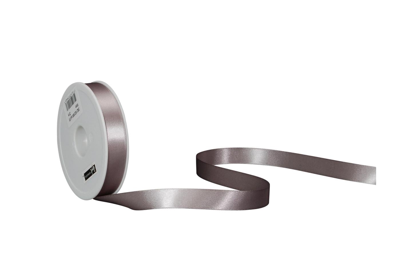 Spyk Geschenkband Satin Silber – 16 mm × 25 m