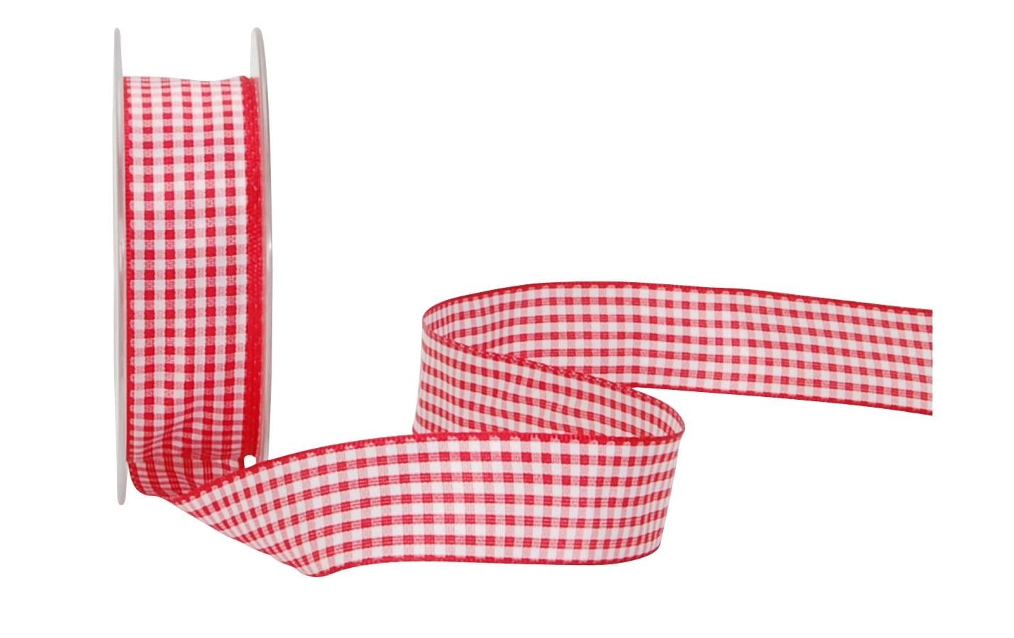 Spyk Geschenkband Vichy – 25 mm × 20 m
