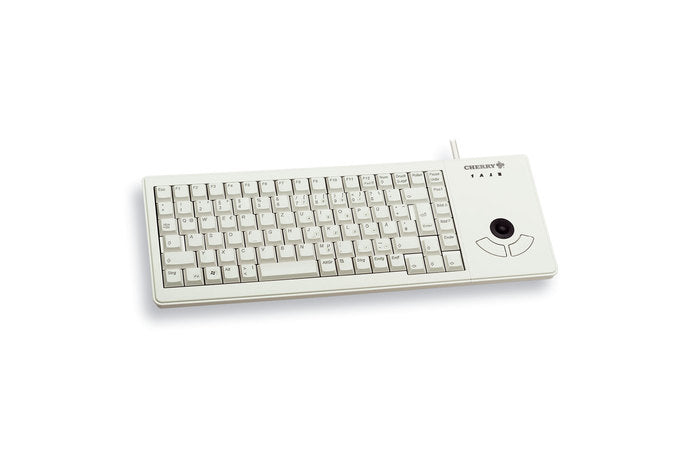CHERRY XS Trackball – Tastatur, kabelgebunden (USB), US-Layout (EN), Fullsize (mit Ziffernblock) – für Windows
