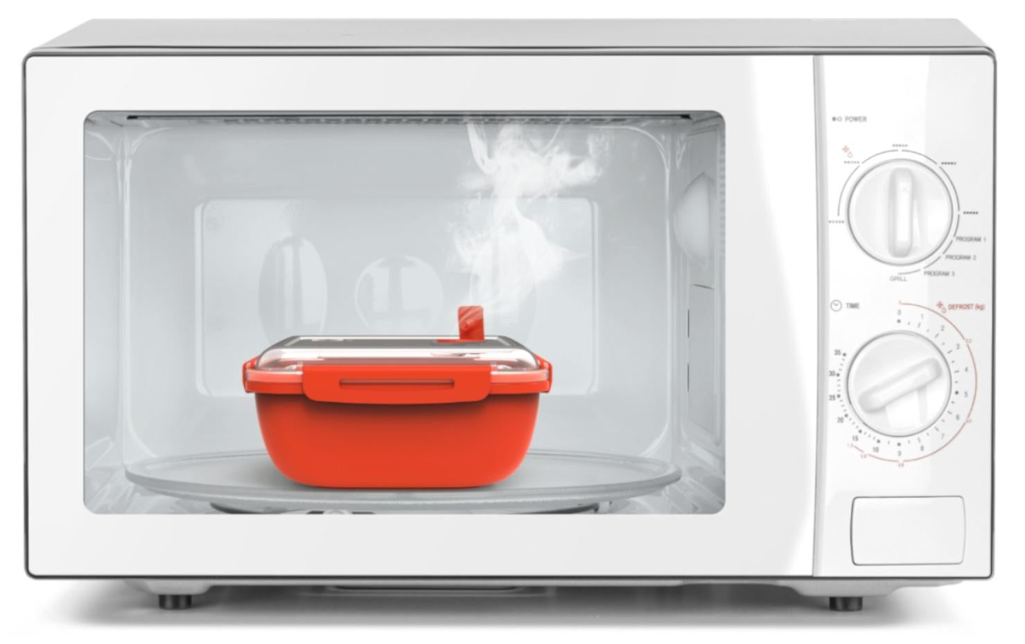 Rotho Memory – Vorratsdose 1,7 l, 19,5 × 19,5 × 9,1 cm, Polypropylen (PP), Rot