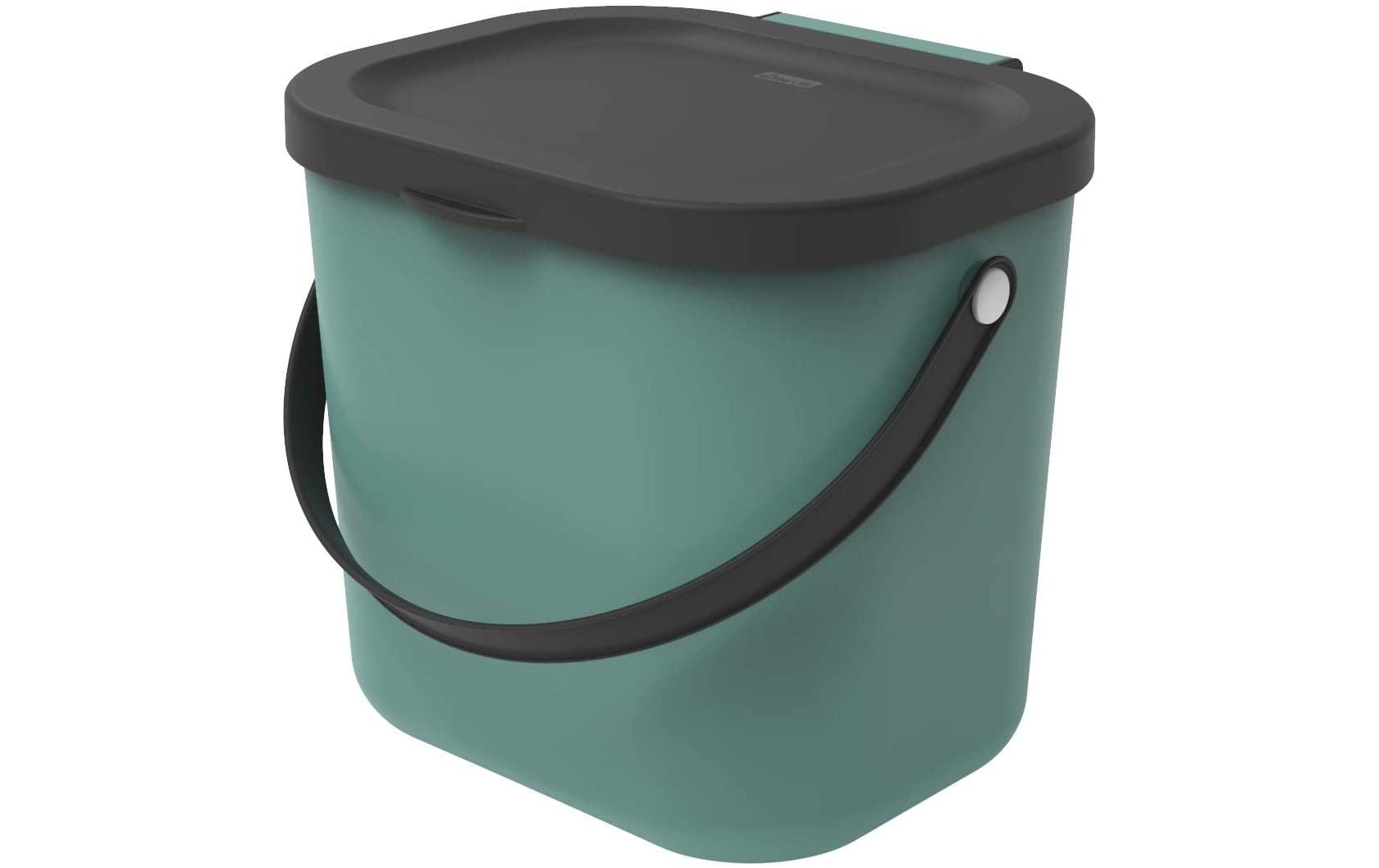 Rotho Recyclingbox Albula – 6 l – Kunststoff, rechteckig – Mistelgrün