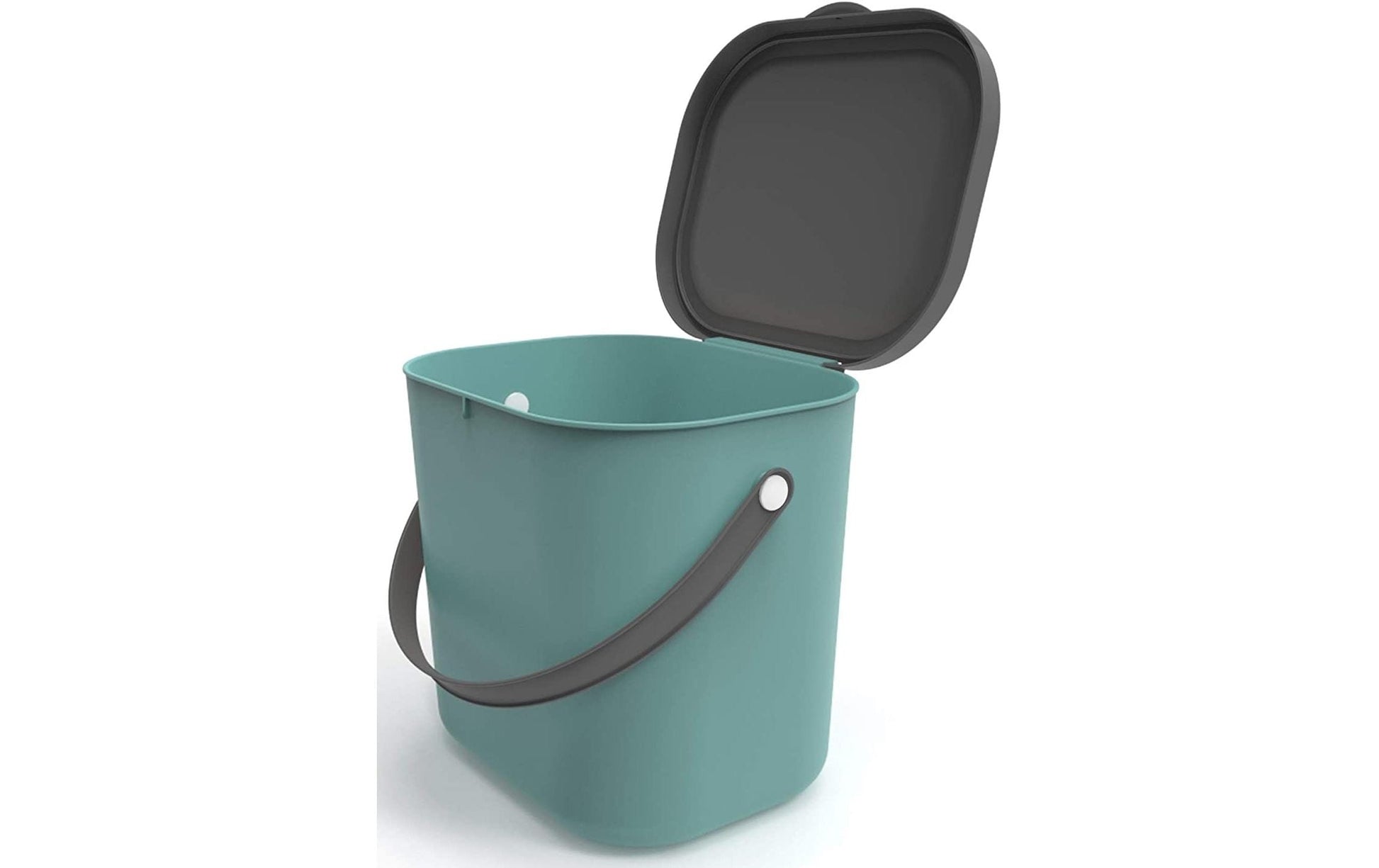 Rotho Recyclingbox Albula – 6 l – Kunststoff, rechteckig – Mistelgrün