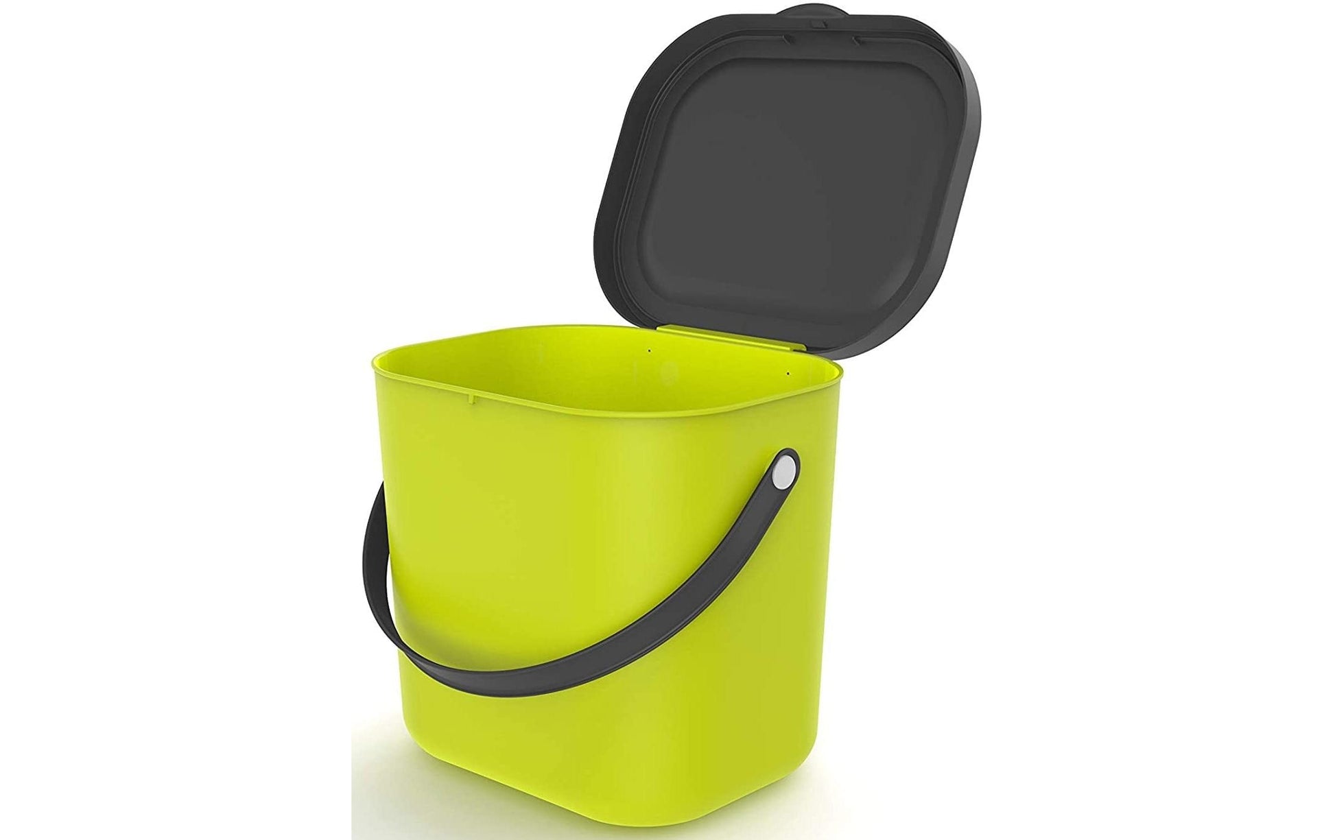Rotho Recyclingbox Albula – 6 l – Kunststoff, rund – hellgrün