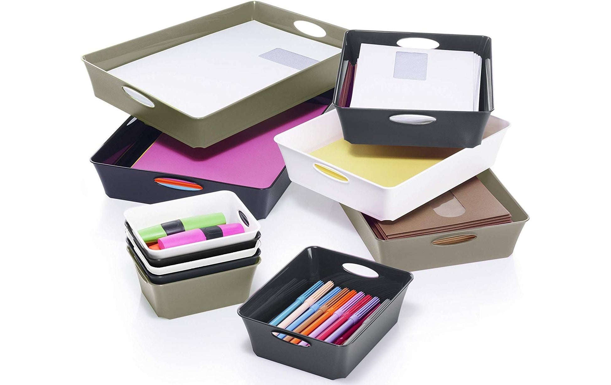 Rotho Aufbewahrungsbox – für Format C7 – 114 × 60 × 146 mm