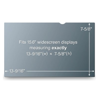 3M Blickschutzfilter für Laptop 15,6", 16:9 – 345 × 194 mm
