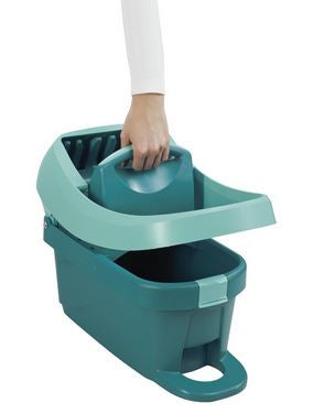 Leifheit Profi 55076 – Wischtuchpresse – 8 l, Kunststoff, Türkis