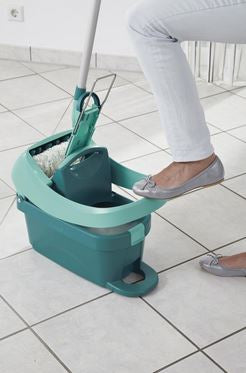 Leifheit Profi 55076 – Wischtuchpresse – 8 l, Kunststoff, Türkis