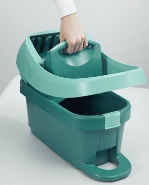 Leifheit Profi 55076 – Wischtuchpresse – 8 l, Kunststoff, Türkis