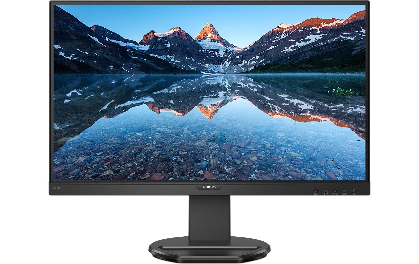 Philips 276B9/00 – Monitor, 27", IPS, 75 Hz, 350 cd/m², USB-C, Lautsprecher, VESA 100 × 100, Schwarz