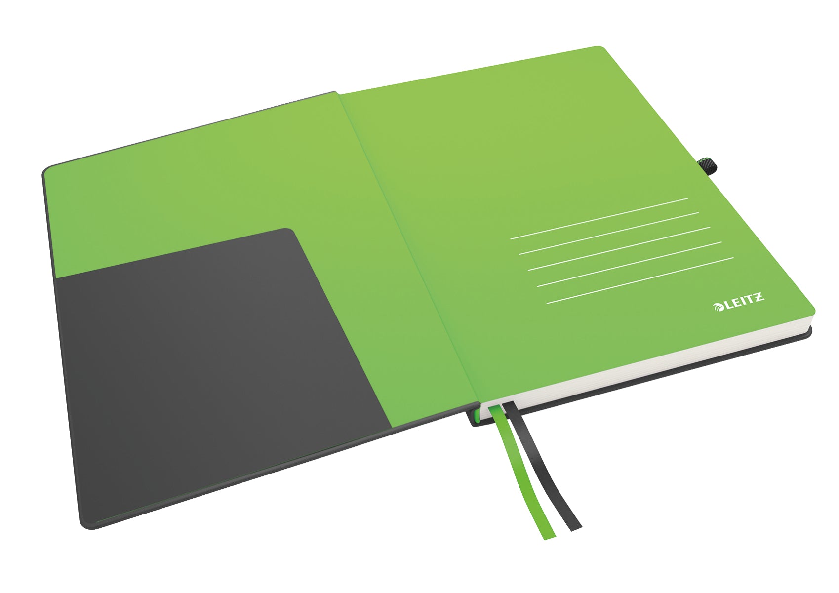 Leitz Notizbuch – A4 – liniert – 80 Seiten – 100 g/m² – Hardcover, schwarz