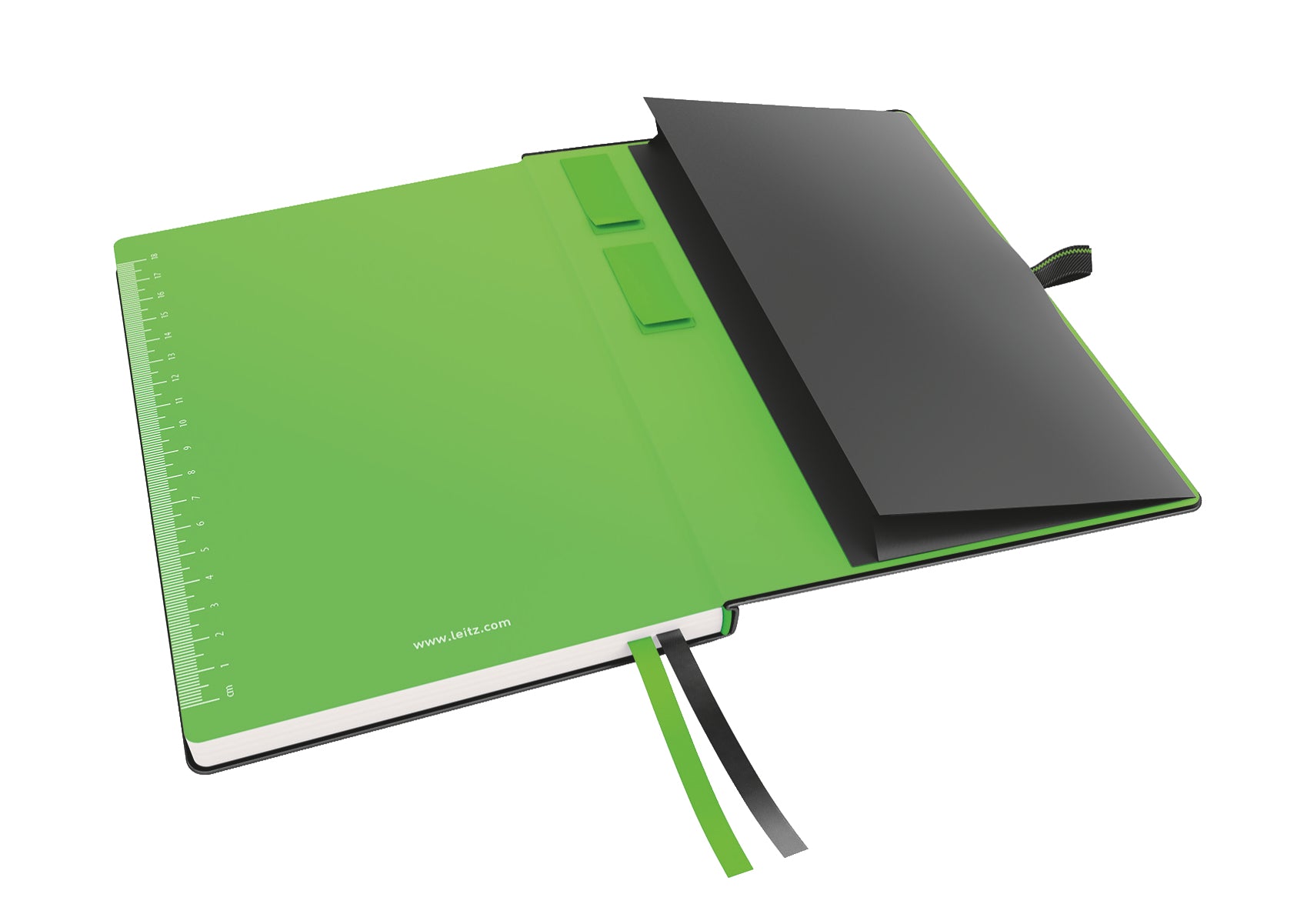 Leitz Notizbuch – A5 – liniert – 80 Seiten – 100 g/m² – Hardcover, schwarz, FSC