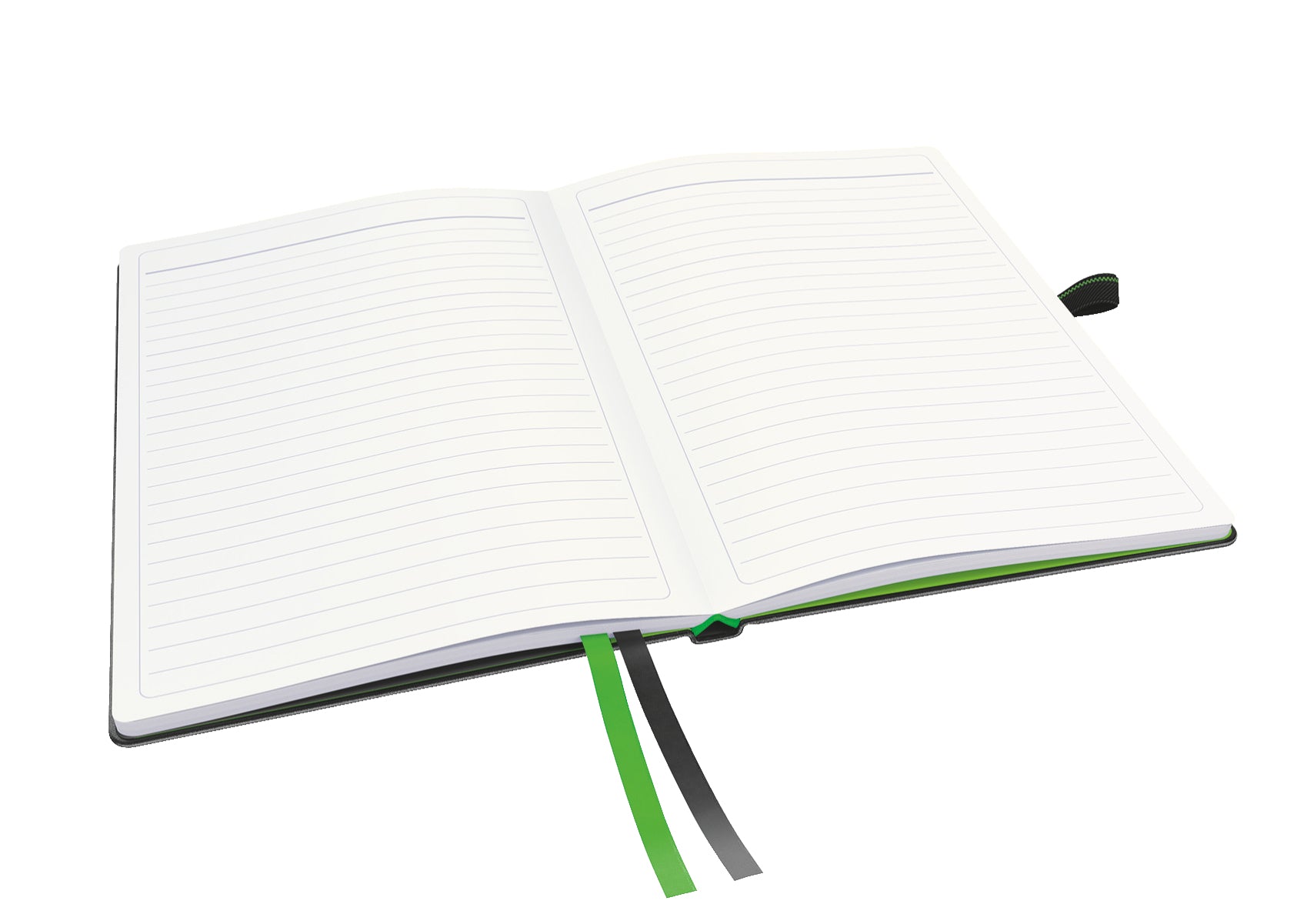 Leitz Notizbuch – A5 – liniert – 80 Seiten – 100 g/m² – Hardcover, schwarz, FSC