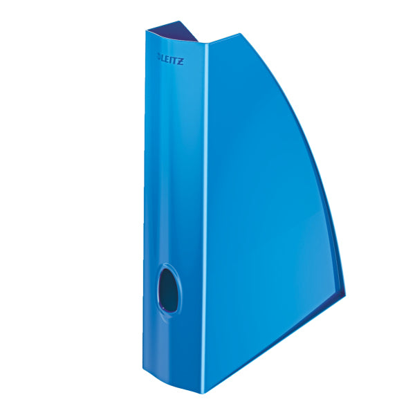 Leitz Stehsammler A4 – mit Griffloch, 75 × 312 × 258 mm, Blau, Kunststoff