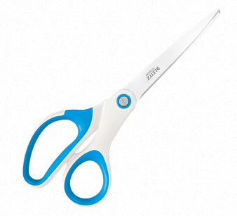 Leitz Universalschere – titanbeschichtet, für Rechts- und Linkshänder, spitz, Softgrip, Kunststoff, blau