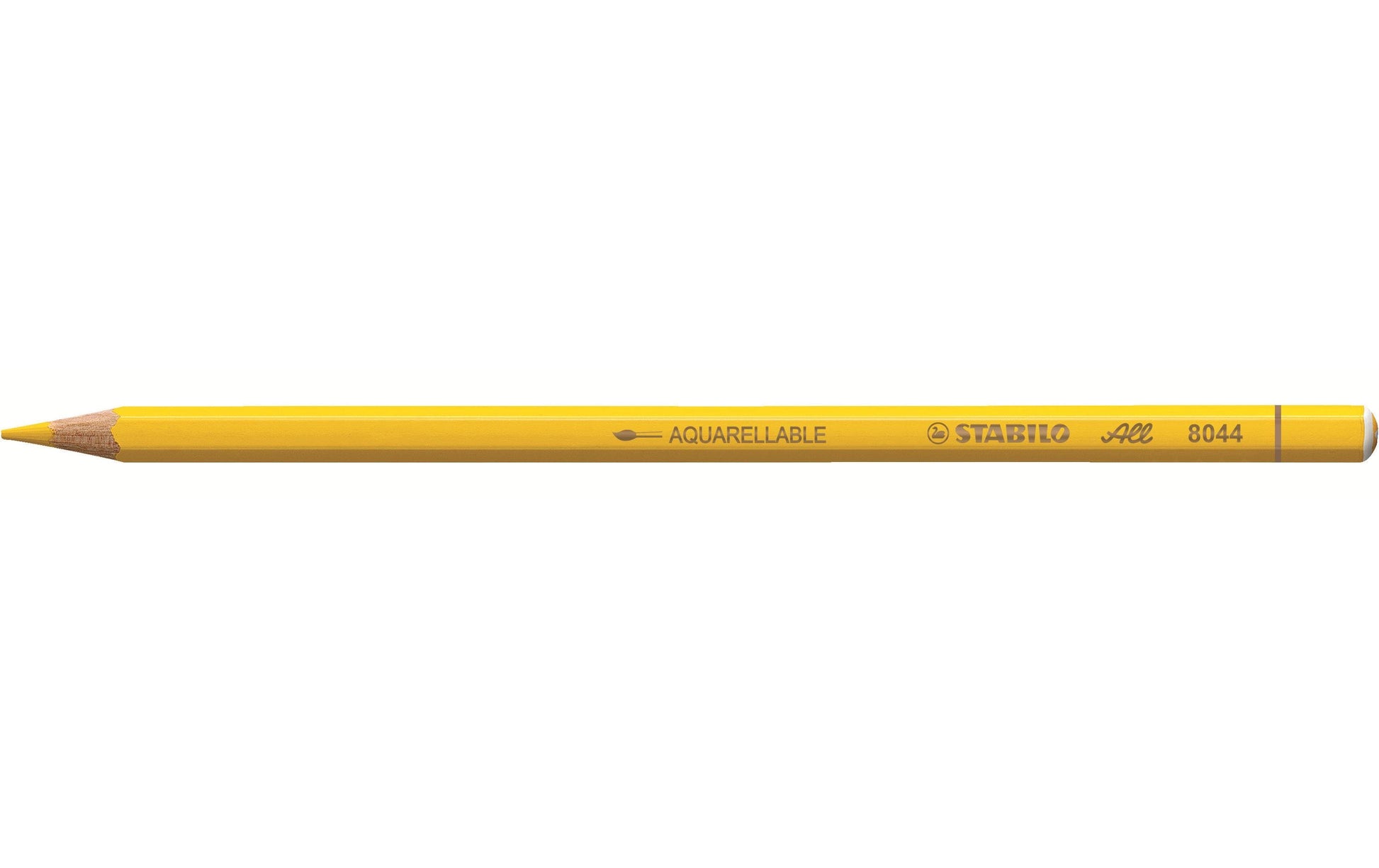 STABILO Non-Permanent-Marker Spezialstift All – Rundspitze – Gelb – Wasservermalbar
