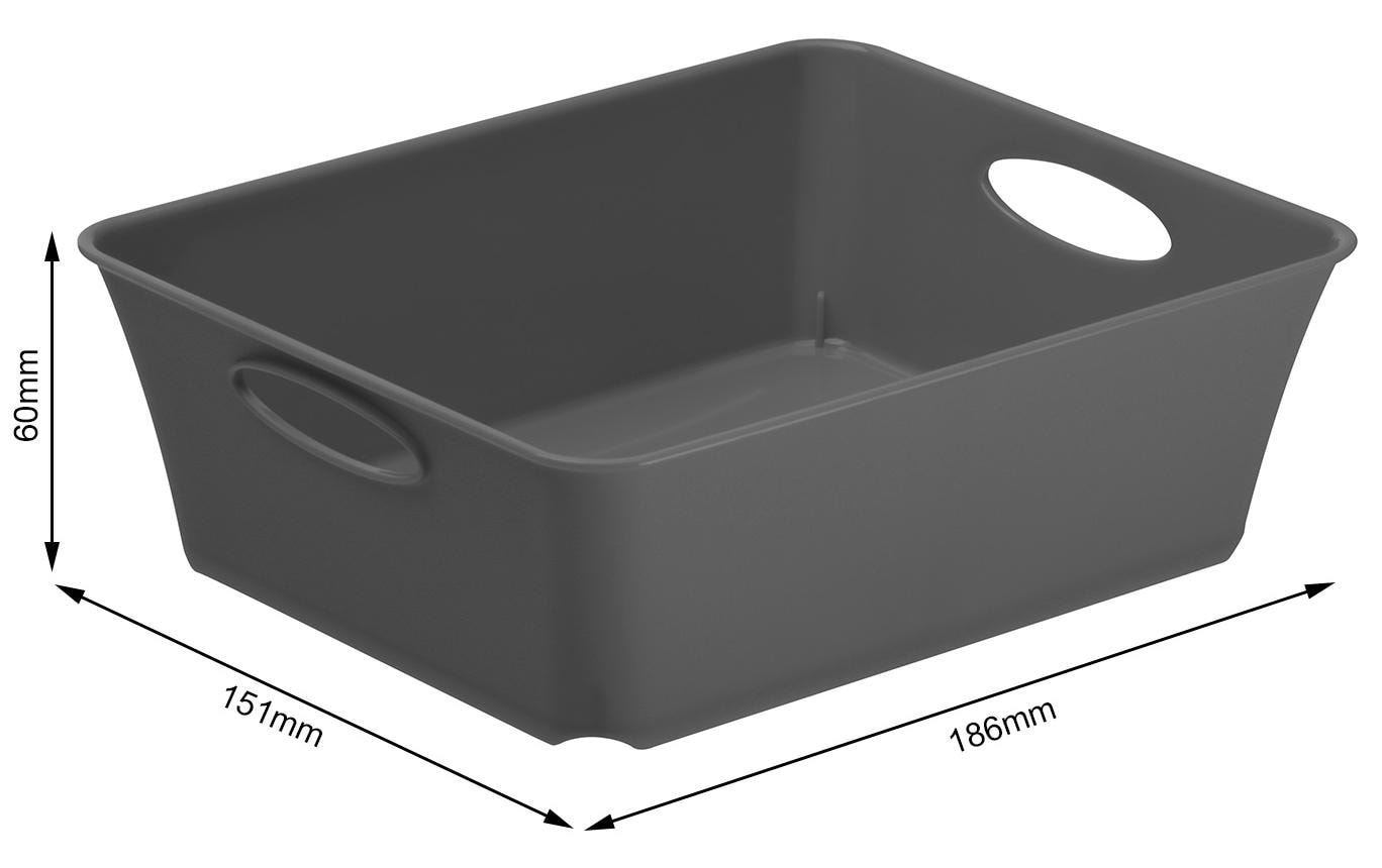Rotho Aufbewahrungsbox – für Format C6 – 151 × 60 × 186 mm