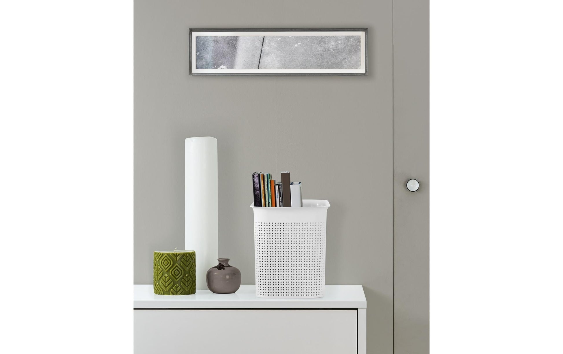 Rotho Aufbewahrungsbox 7 L – Recycling-Kunststoff – Anthrazit – 180 × 211 × 262 mm