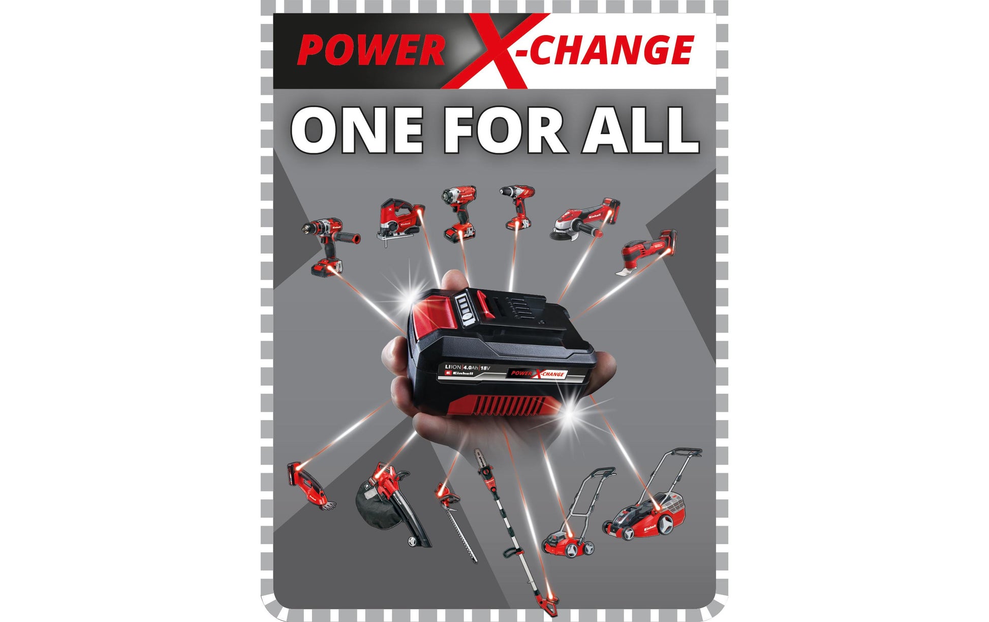 Einhell professional Einhell Winkelschleifer AXXIO 18/125 Q – 18 V (Power X-Change) – Ø 125 mm – Solo – Quick-Fix