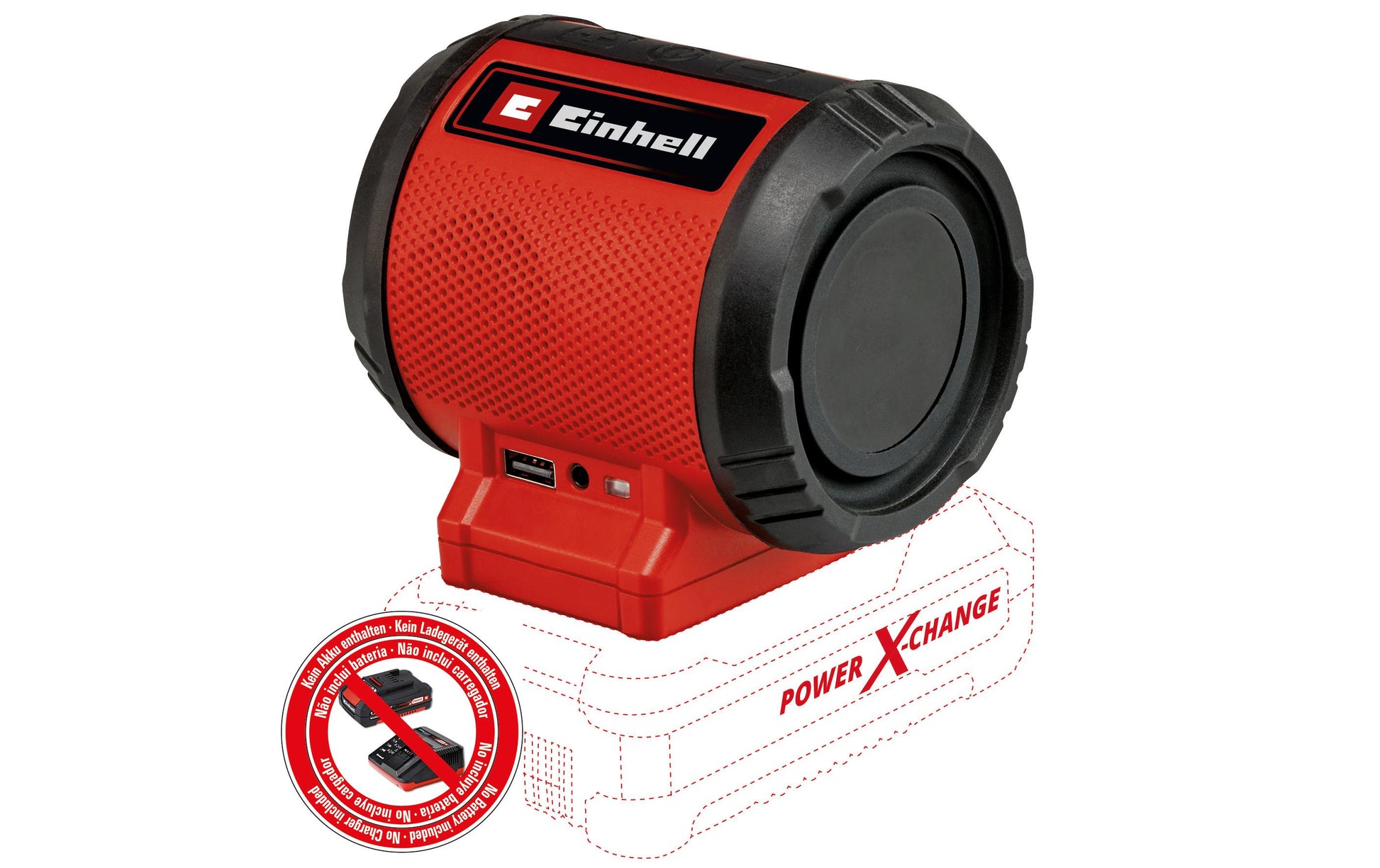 Einhell TC-SR 18 Li – Bluetooth-Lautsprecher