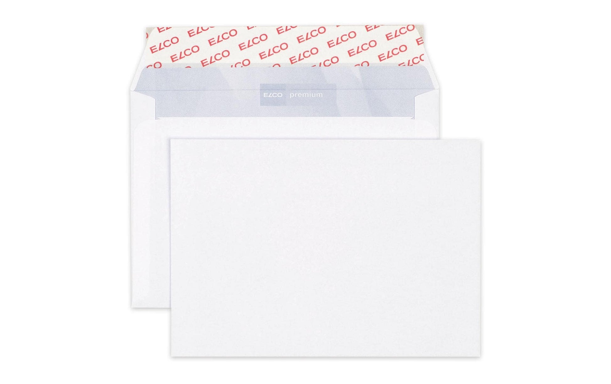Elco Couvert C6, ohne Fenster, selbstklebend, hochweiss, 100 g/m², mit Innendruck – 500 Stk.