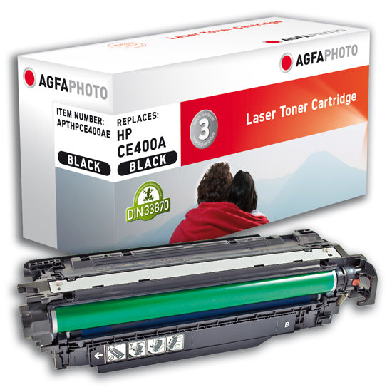AgfaPhoto CE400A Schwarzer Toner – Kompatibel – 5'500 Seiten – für HP M551dn/M551n/M551xh und andere