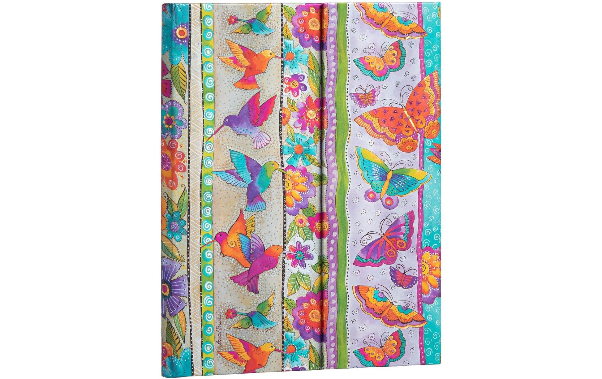 Paperblanks Notizbuch, 180 × 230 mm, liniert, Fadenheftung, Hardcover, 144 Seiten – mehrfarbig