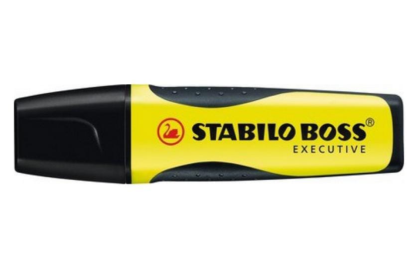 STABILO BOSS Textmarker Gelb – Keilspitze, 2–5 mm