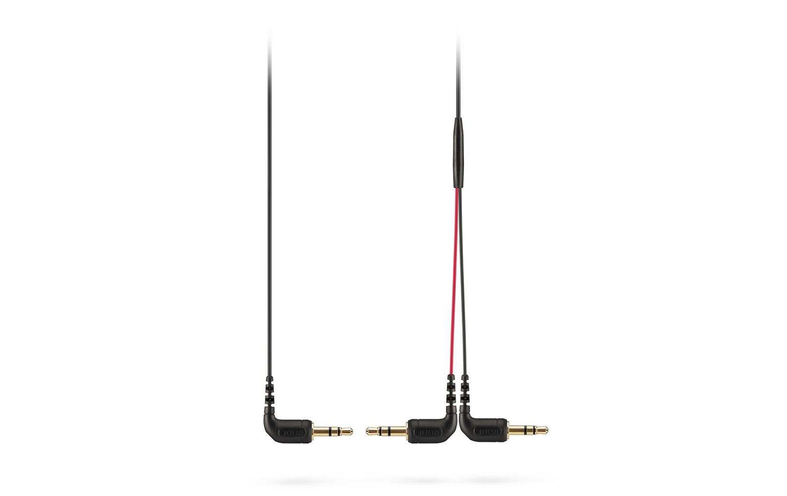 RØDE 3,5-mm-Splitterkabel – 2× Stecker auf TRS-Stecker – 0,28 m, Rot, für DCS-1, Wireless GO, VideoMic NTG usw.