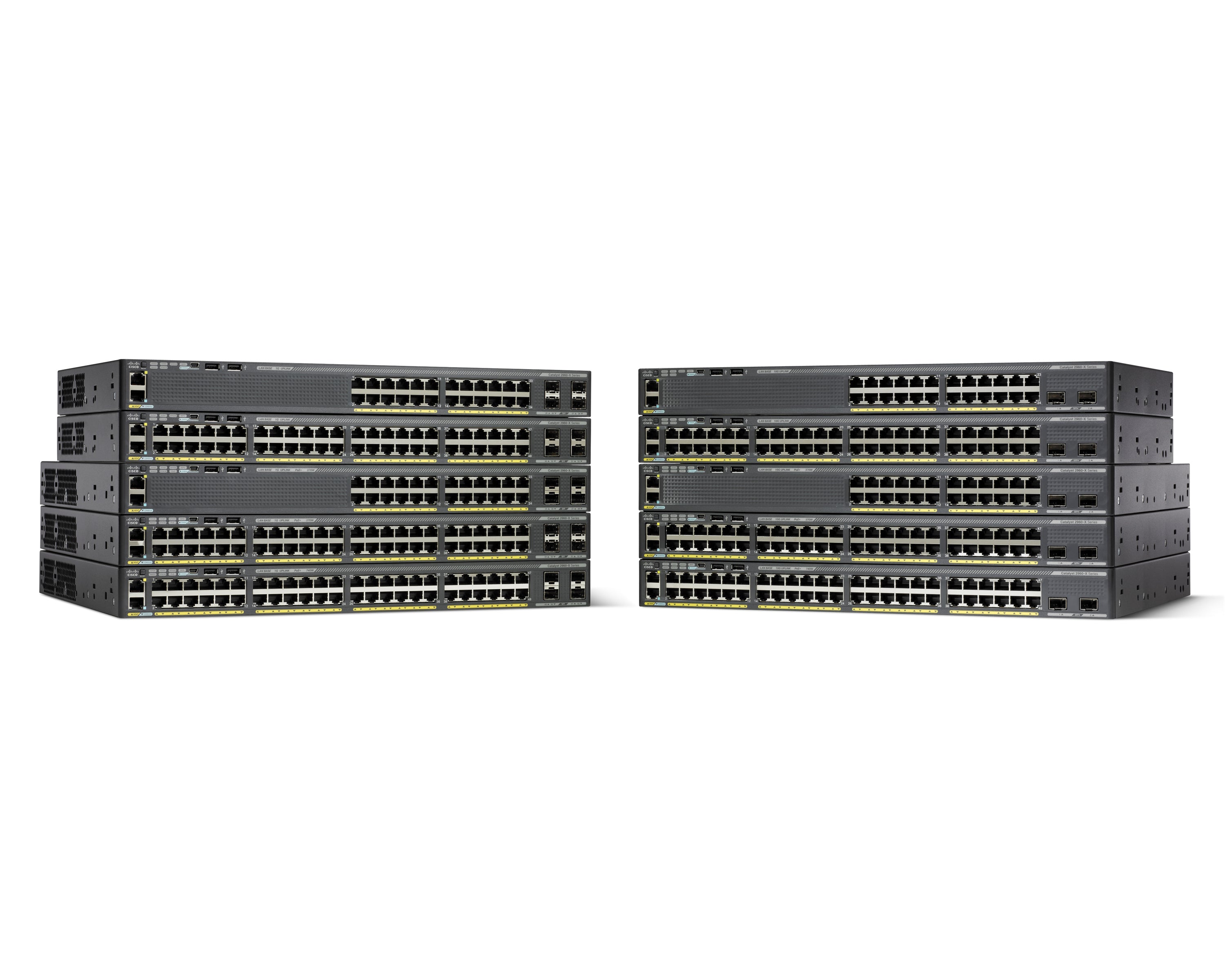 Cisco Catalyst C2960XR48TSI – Verwalteter L2 Switch – 48× 1G, 4× SFP, 19", 1U