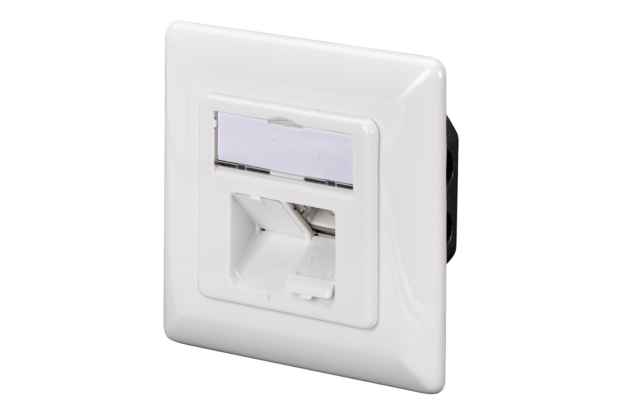 Digitus Datendose CAT6 – 2× RJ‑45, Unterputz, 80×80 mm, Weiss