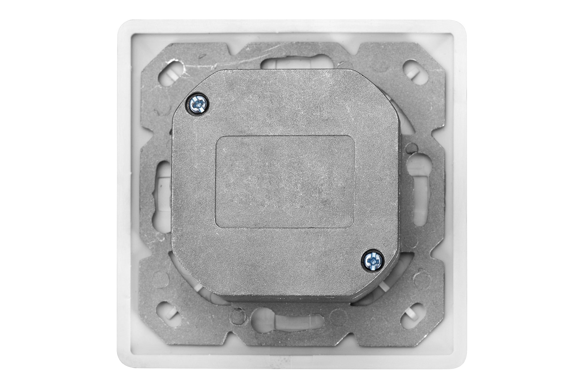 Digitus Aufputz-Datendose – Cat6, geschirmt, 2× RJ-45, 80×80 mm, Weiss