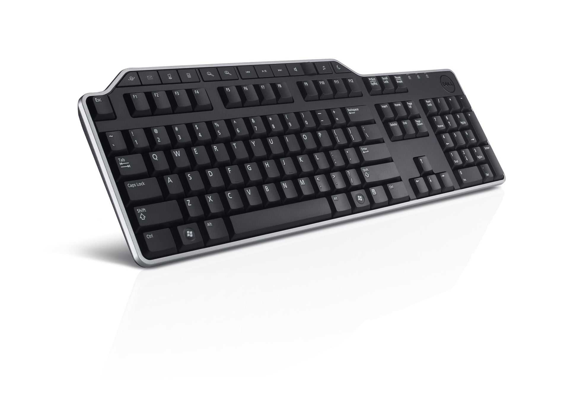 Dell KB-522 – Tastatur – kabelgebunden, USB – QWERTY (US-INT) – mit Handgelenkauflage – schwarz