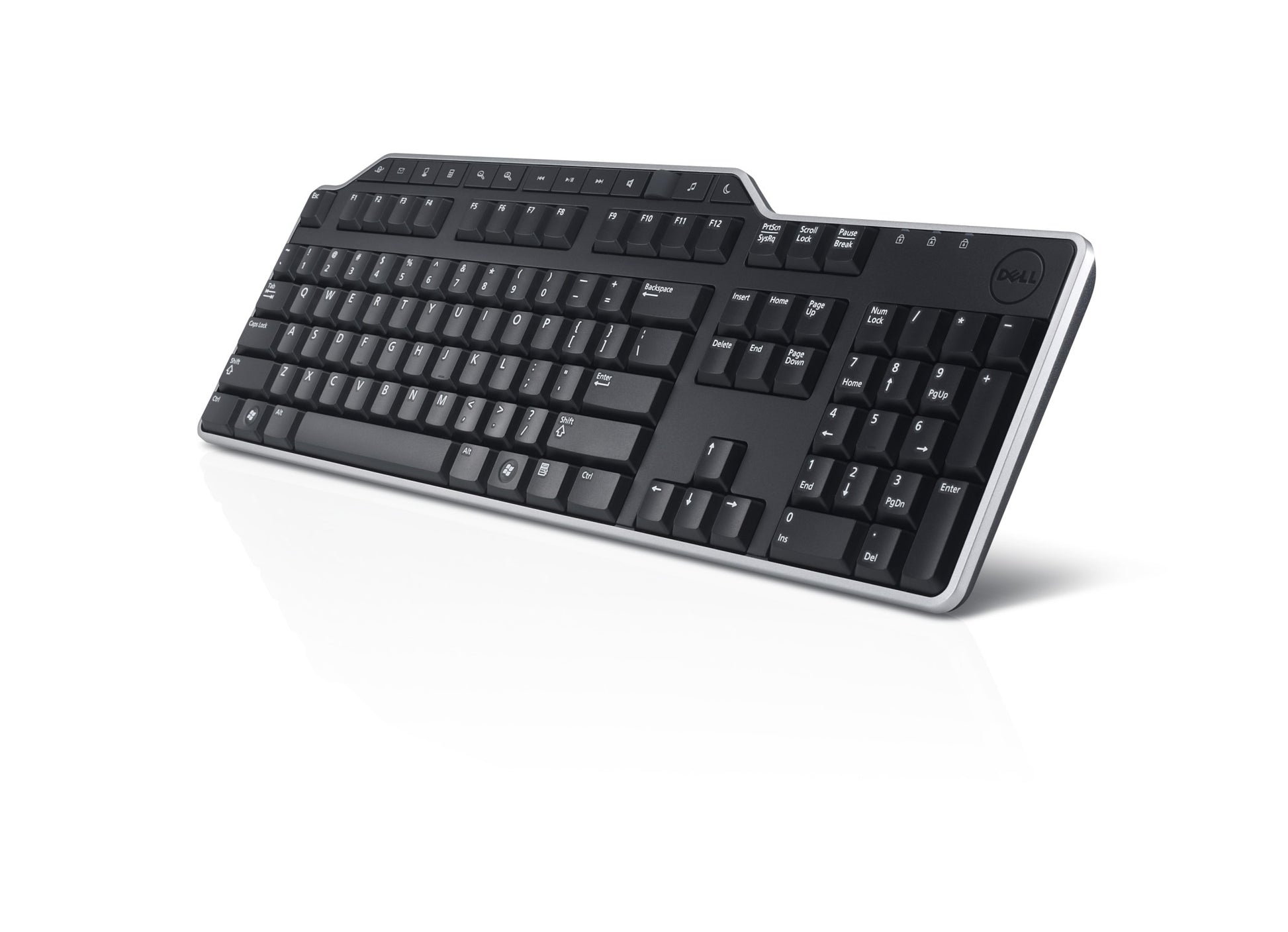 Dell KB-522 – Tastatur – kabelgebunden, USB – QWERTY (US-INT) – mit Handgelenkauflage – schwarz