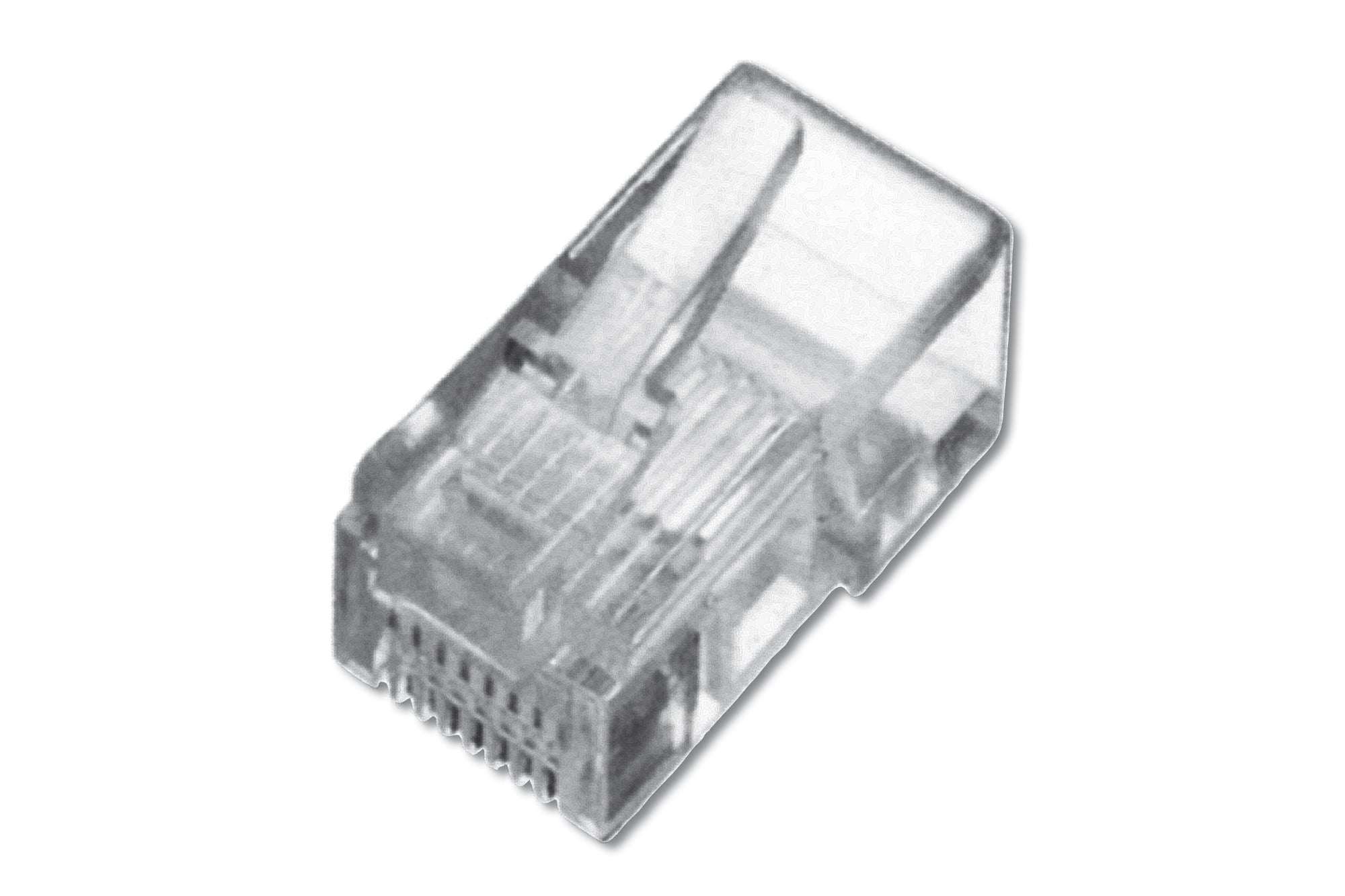 Digitus Modularstecker – RJ-45 8P8C, Pass-through, 1,5 A, 10×15×20 mm