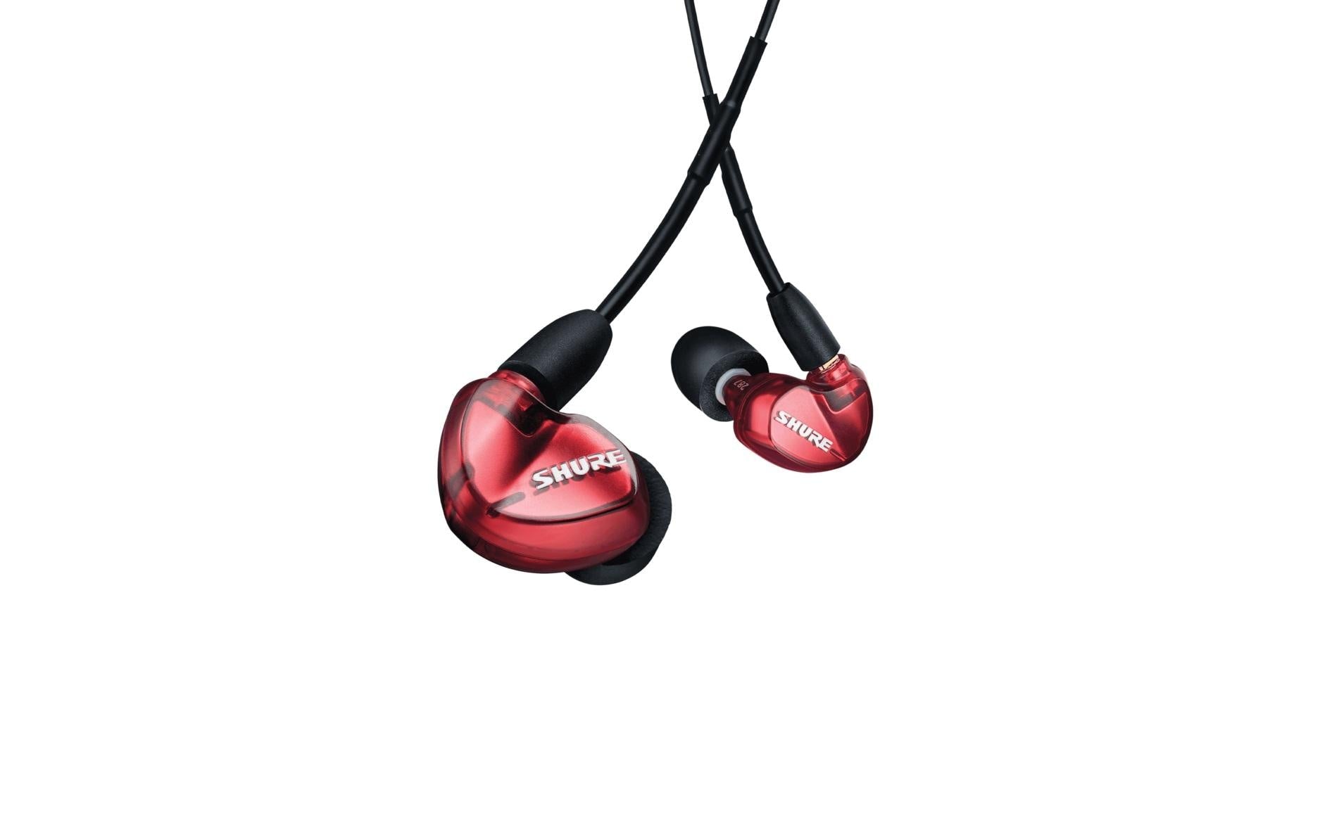 Shure SE535LTD-EFS – In-Ear Kopfhörer – Kabelgebunden, Sound-Isolating, Bühnen-Monitoring – Rot