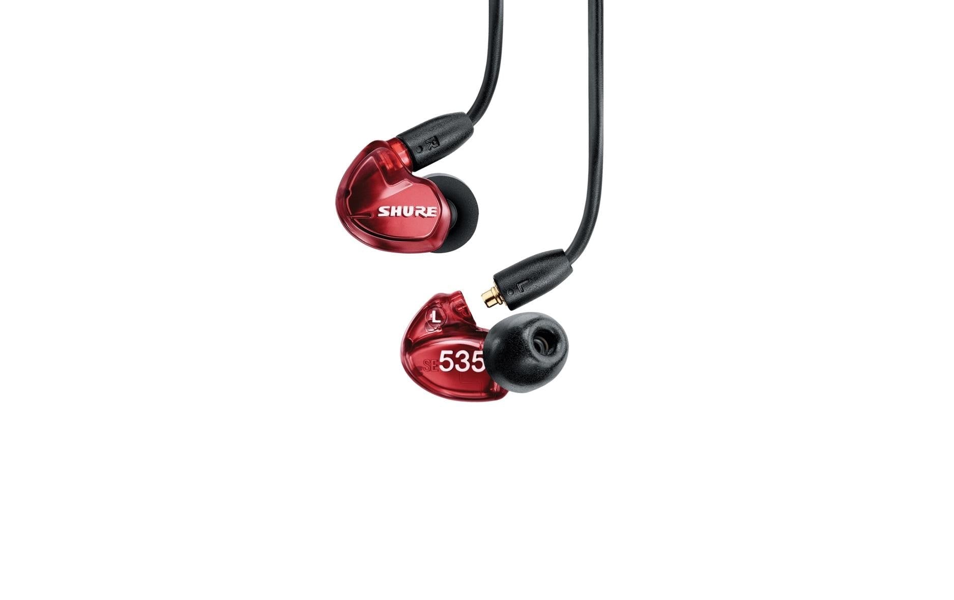 Shure SE535LTD-EFS – In-Ear Kopfhörer – Kabelgebunden, Sound-Isolating, Bühnen-Monitoring – Rot