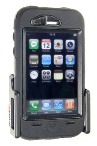 Brodit Auto-Halterung, passiv, neigbar 0–22° – für Gerätebreite 6,2–7,7 cm – Schwarz, ABS