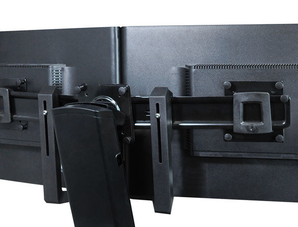 Ergotron Monitorhalterung, Dual, bis 26", VESA 75 × 75/100 × 100 mm, 16,3 kg, inkl. Griff