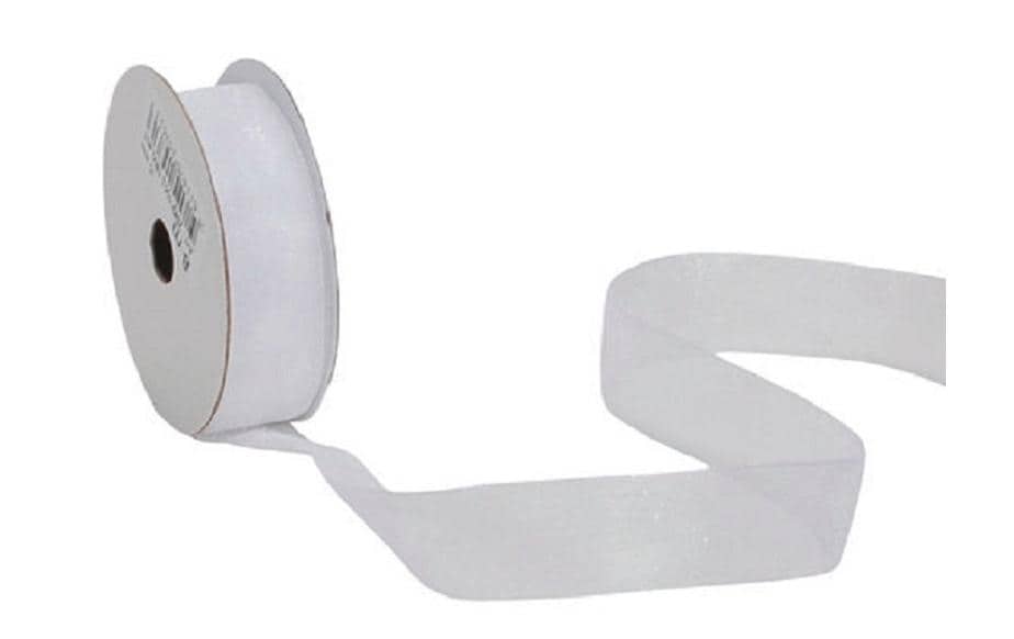 Spyk Geschenkband Organza Weiss – 15 mm × 8 m