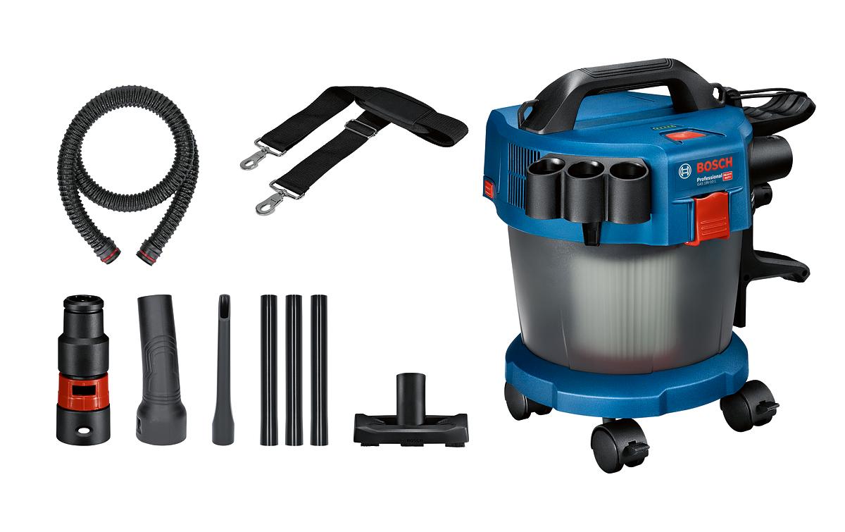 Bosch Professioneller Nass-/Trockensauger GAS 18V-10L CLC – 18 V (AMPShare) – Solo – HEPA
